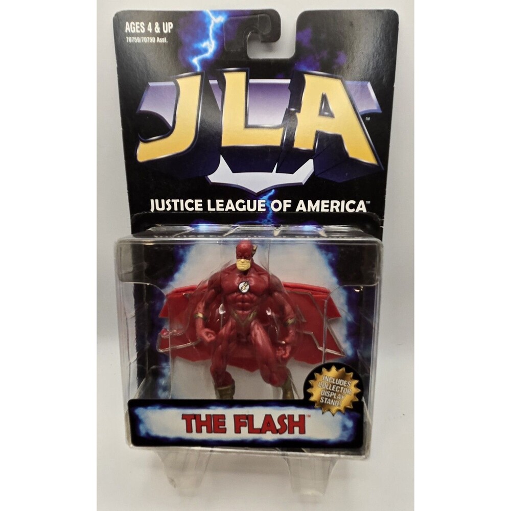 Kenner JLA Justice League of America The Flash Boxed Action Figure Stand 4+